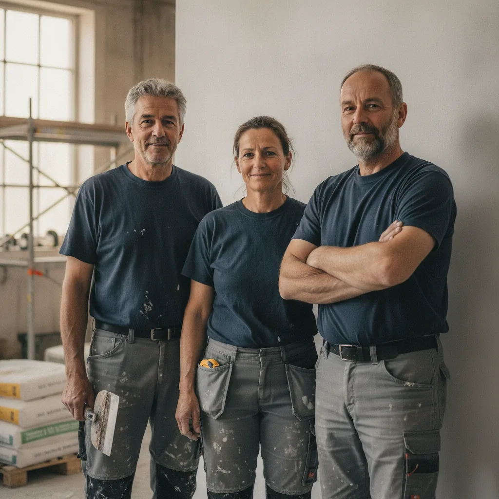 Das Handwerker-Team von Föhr Stuckgeschäft Bautenschutz